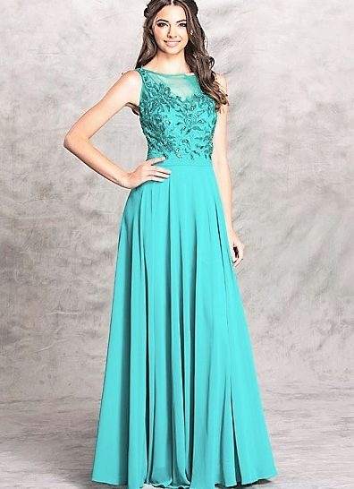 Jade Teal beaded long prom designer dress bridesmaid bellevue boutique (1)